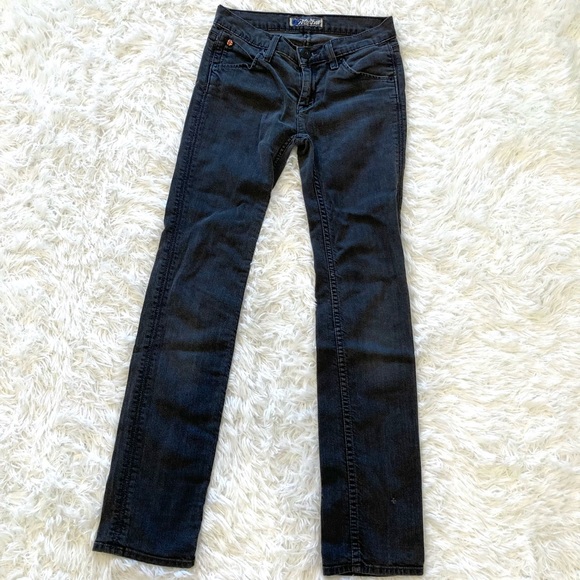 Hudson Dark Gray Wash Skinny Jeans - Picture 7 of 10